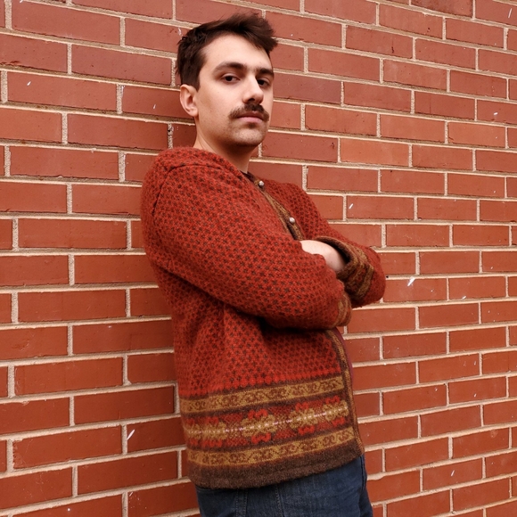 Vintage Nordic Fair Isle Wool Sweater by Frost - Picture 2 of 4